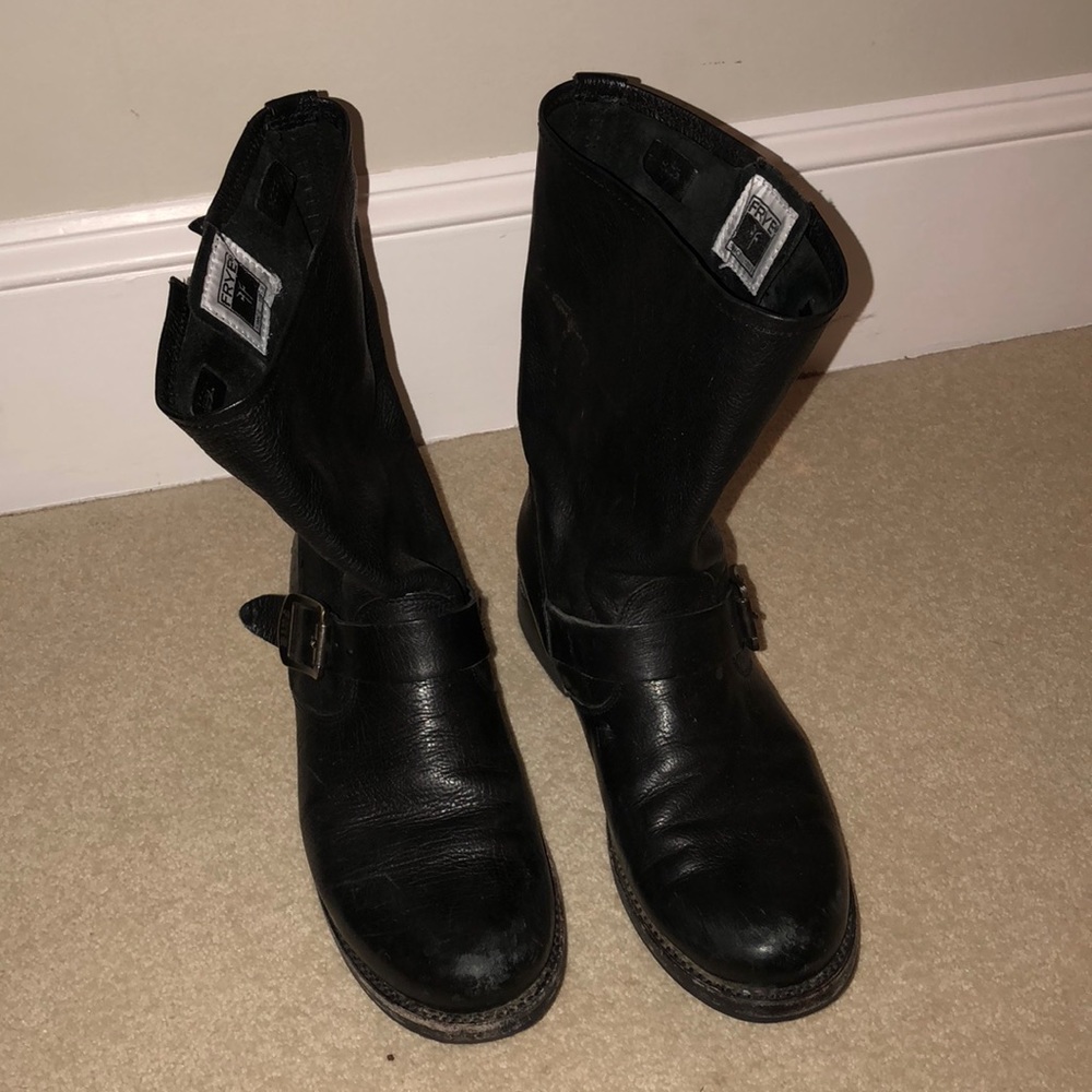 Black Frye Mid-height Boots